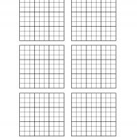 Printable Sudoku on Number Grid 1 To 200   Number Grid 1 To 100