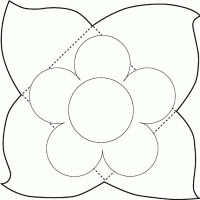 Sunflower Cutout Pattern