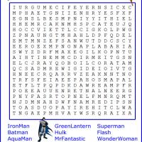 Superhero Coloring on Printable Superheroes Word Search   Freeprintable Com