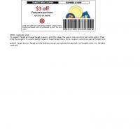 Target $3 Off on $5 Partyware Purchases