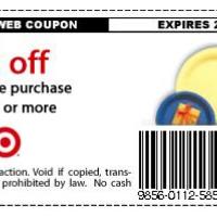 Target $3 Off Partyware