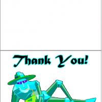 Tin Man Thank You Card