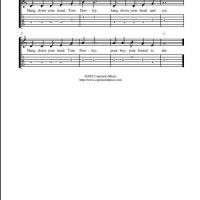 Tom Dooley Guitar Music