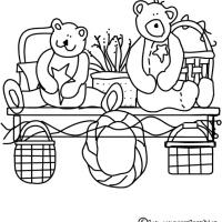 Toy Bears and Baskets