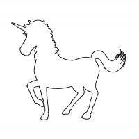 Unicorn Stencil