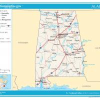 Alabama Us Map