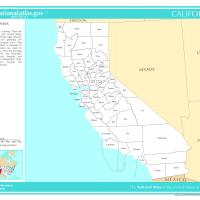 US Map- California Counties