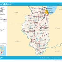US Map- Illinois General Reference