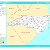 map of north carolina counties