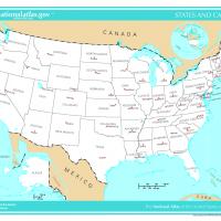US Map- States and Capitals