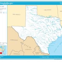 Texas Rivers Map