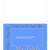 Want To Be Dad Frame Card