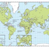 World  Printable on World Map