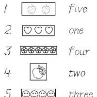 1 to 5 Trace and Match
