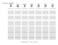 2026 Weekly Calendar 4