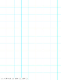 1-Inch Graph Paper