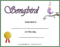 Songbird Award