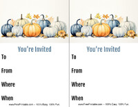 Pumpkin Patch Invitation