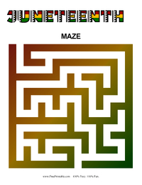 Juneteenth Maze Beginner