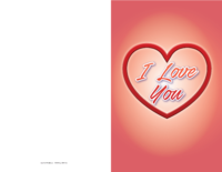 Heart Love Valentine Card
