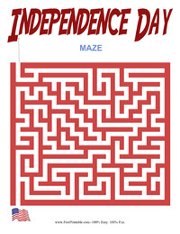 Independence Day Maze Easy