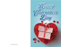 Heart Box Valentine Card