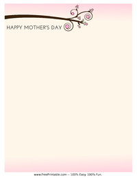 Happy Mother's Day Stationery