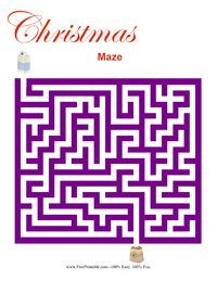 Christmas Maze Beginnger