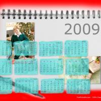 2009 Christmas Themed Calendar