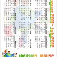 2011-2012 School Calendar