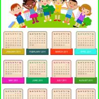 2011 Kids Holding Hands Calendar