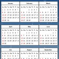 2012 Penguins Calendar