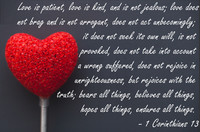 Love is Patient Corinthians Quotation 