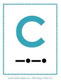 Morse Code C