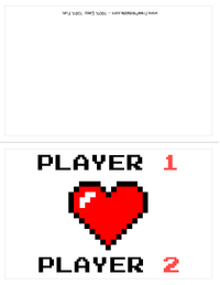 Retro Video Game Valentines Day Card
