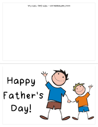 Dad Son Fathers Day Card