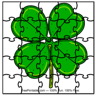 Shamrock Clover Puzzle