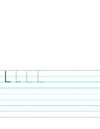 L Letter Penmanship