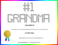 Number One Grandma