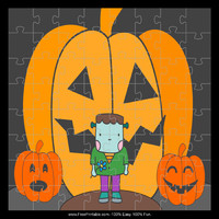 Pumpkins and Frankenstein Monster