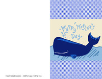 Whale Mother's Day Card