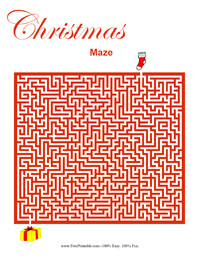 Christmas Maze Hard
