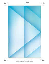 Blue X Bookmark