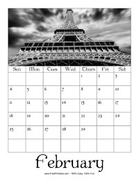 February 2024 Picture Calendar