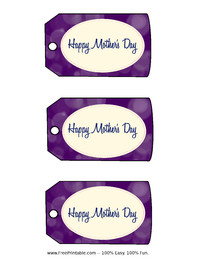 Mother's Day Bokeh Gift Tag