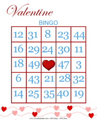 Valentine Bingo 2