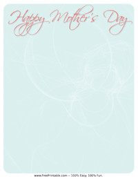 Fancy Mother's Day Stationery