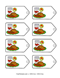 Cookies And Milk Gift Tags