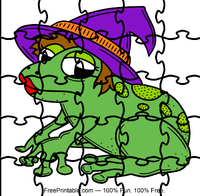 Witch Frog Puzzle