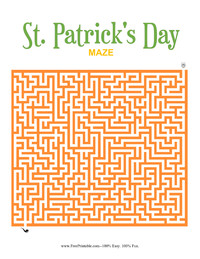 St. Patrick's Day Maze Hard